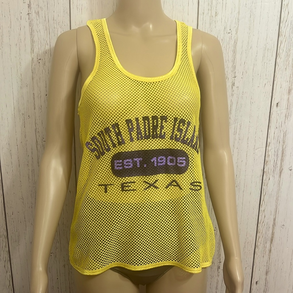 South Padre Mesh Tank Top Size Small